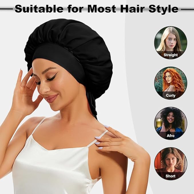 Satin Silk Hair Bonnet