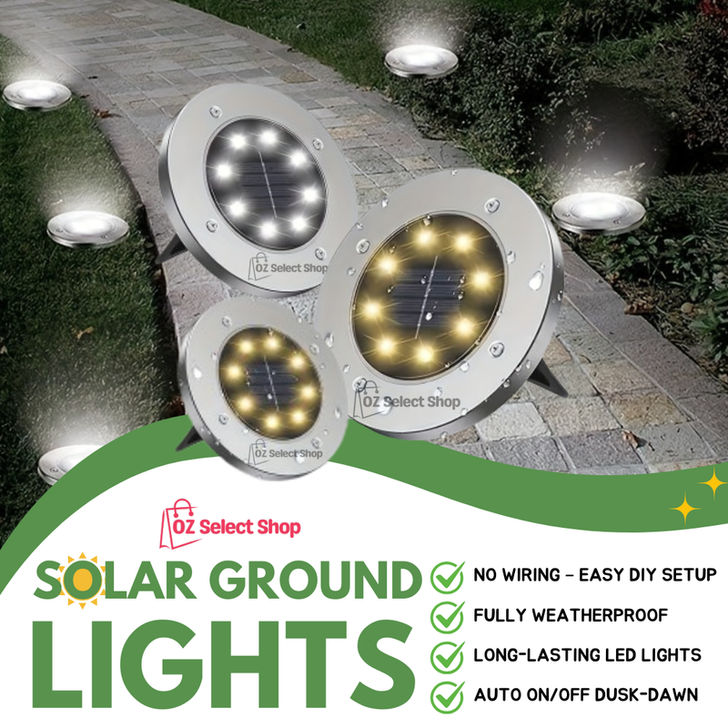 Bright Solar Ground Lights