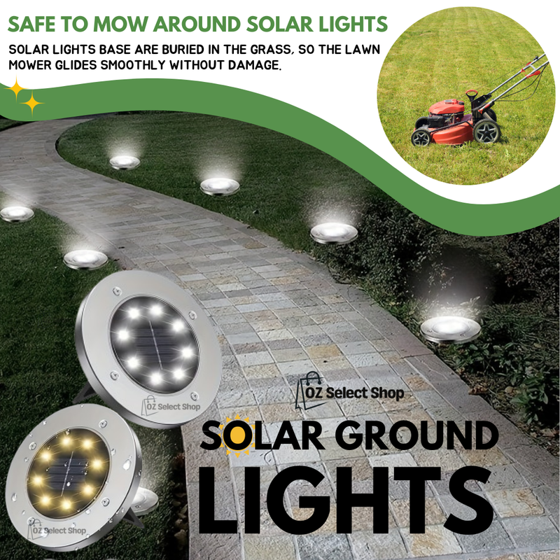 Bright Solar Ground Lights