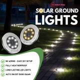 Bright Solar Ground Lights