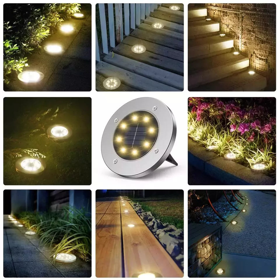 Bright Solar Ground Lights