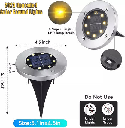 Bright Solar Ground Lights