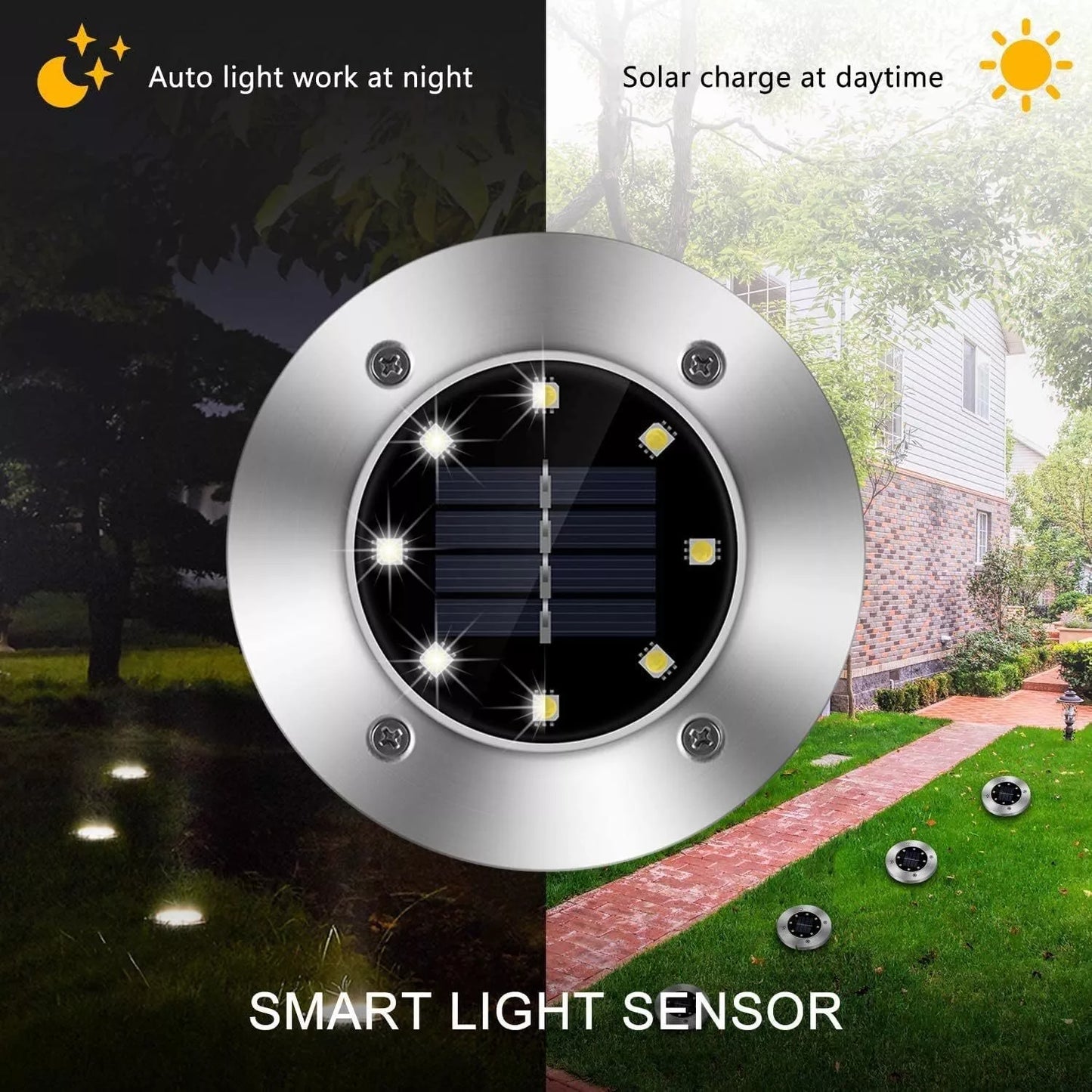 Bright Solar Ground Lights